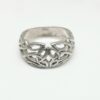 Celtic Dome Ring (White Gold)