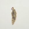 Medium Feather Charm (Yellow Gold)
