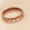 Heart Eternity Ring (Rose Gold)