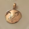 XL Pansy Pendant (Yellow Gold)