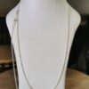 Adjustable Slider Wheat Chain 60cm 035 Gauge (Sterling Silver)