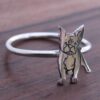 French Bulldog Stack Ring (Sterling Silver)