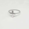 Medium Cross Stack ring (Sterling Silver)