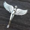 Serenity Fairy Pendant With Bird Wings (Sterling Silver)