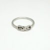 Filigree Infinity Stack Ring (Sterling Silver)