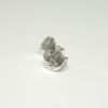 Dainty Pansy Shell Stud Earrings (Sterling Silver)