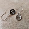 Button Hook Earrings (Sterling Silver)