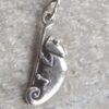 Sterling Silver Chameleon on Pole Pendant