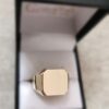 Large Square Signet Ring (Yellow Gold)