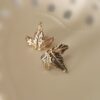 Maple Leaf Stud Earrings (Yellow Gold)