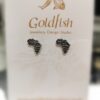 Medium Cuttlefish Africa Stud Earrings (Sterling Silver)