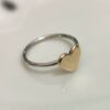 Medium Heart Stack Ring (Two Tone)