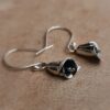 Medium Lily Hook Earrings (Sterling Silver)
