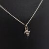 Small Cuttlefish Africa Charm on Chain (Sterling Silver)