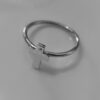Small Cross Stack Ring (Sterling Silver)