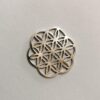 Flower of Life Charm on Chain (Sterling Silver)