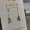 Sterling Silver Malachite Kingfisher Earrings