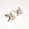 Shark Tooth Stud Earrings (Sterling Silver)